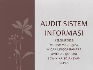 audit sistem informasi