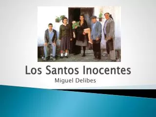 los santos inocentes