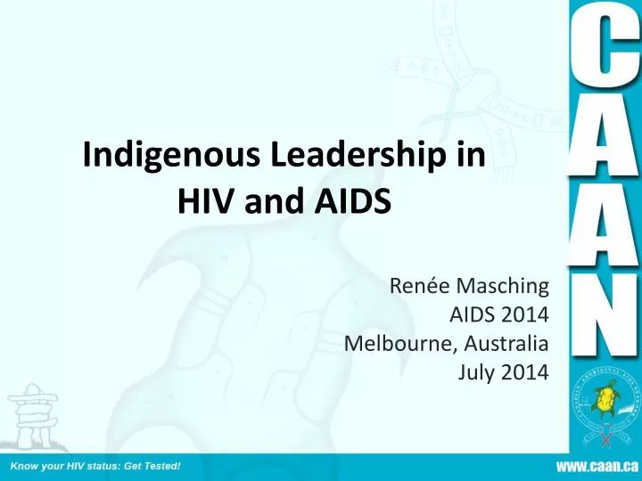 indigenous leadership in hiv and aids