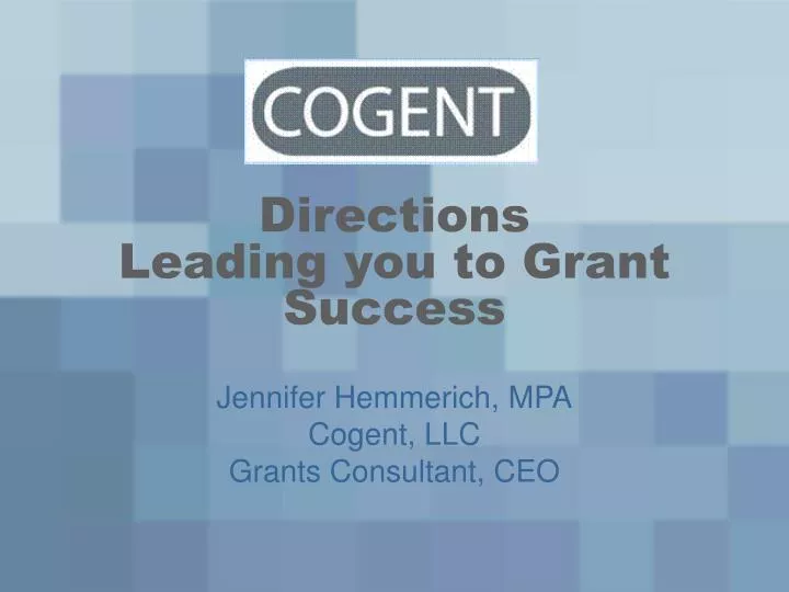 directions leading you to grant success
