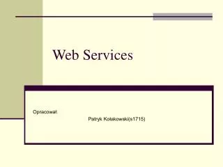 web services