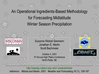 An Operational Ingredients-Based Methodology for Forecasting Midlatitude