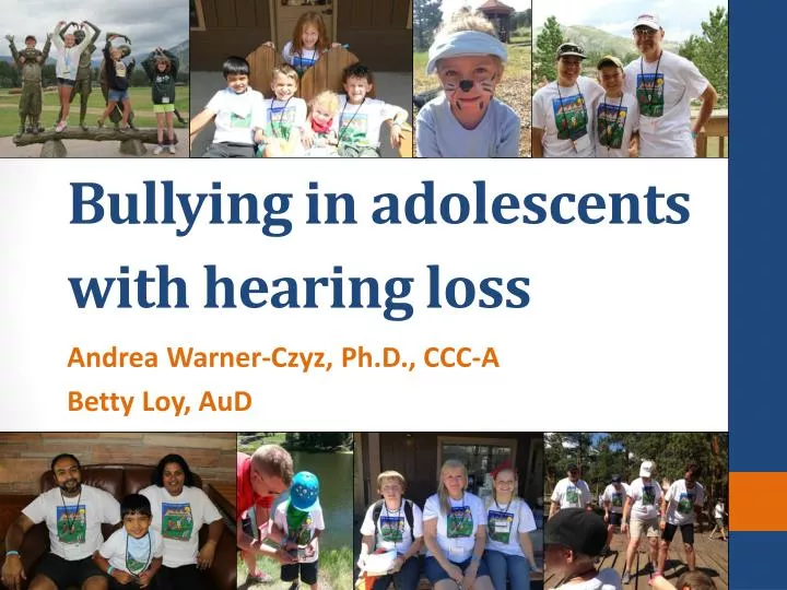 bullying in adolescents with hearing loss