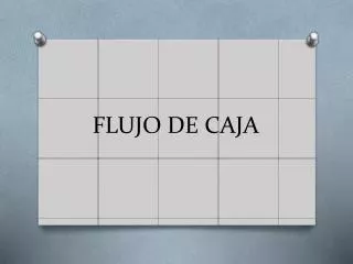 flujo de caja
