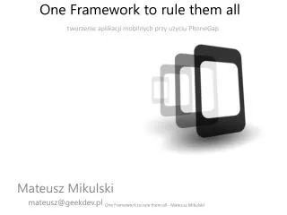mateusz mikulski mateusz@geekdev pl