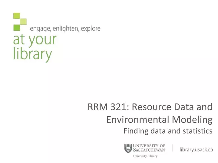 rrm 321 resource data and environmental modeling finding data and statistics