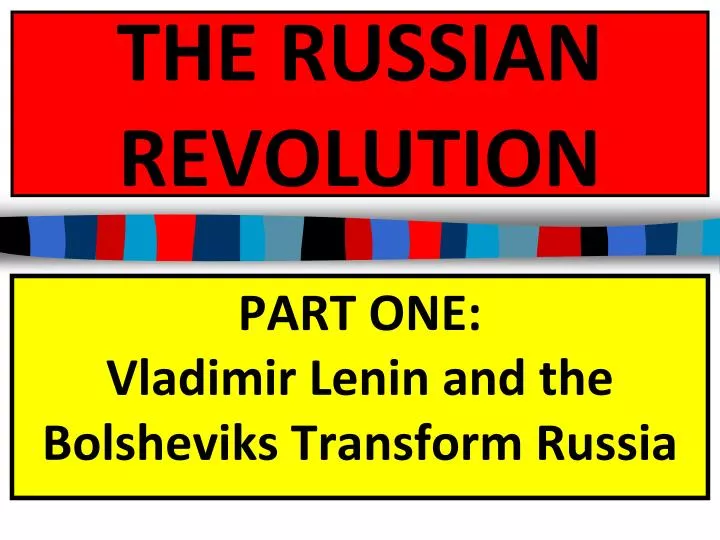 the russian revolution