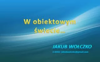 w obiektowym wiecie