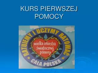kurs pierwszej pomocy