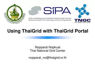 Using ThaiGrid with ThaiGrid Portal