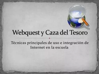 webquest y caza del tesoro