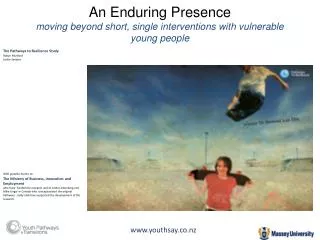 An Enduring Presence moving beyond short, single interventions with vulnerable young people