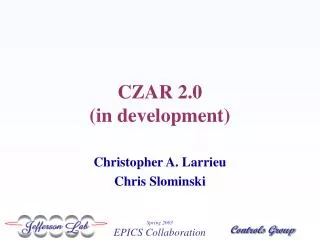 CZAR 2.0 (in development)