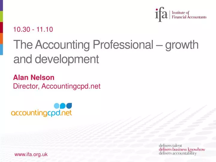 the accounting professional growth and development