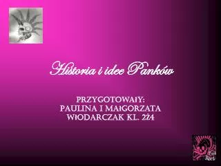 historia i idee pank w