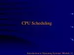 PPT - Operating Systems CPU Scheduling Algorithms PowerPoint ...