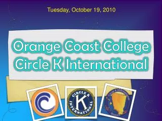Orange Coast College Circle K International