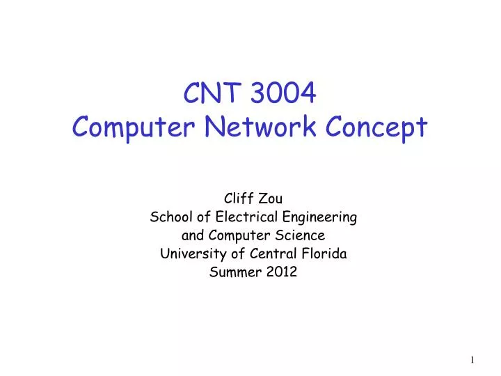 cnt 3004 computer network concept