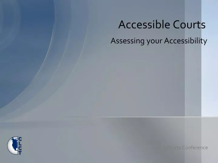 accessible courts