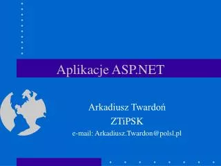 aplikacje asp net