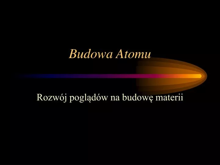 budowa atomu