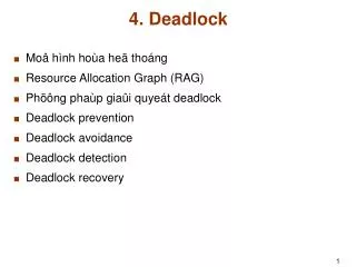 4. Deadlock
