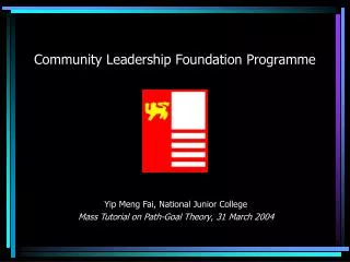 Community Leadership Foundation Programme