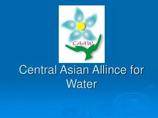 Central Asian Allince for Water