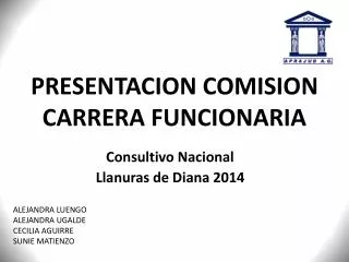 presentacion comision carrera funcionaria