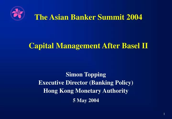 the asian banker summit 2004 capital management after basel ii
