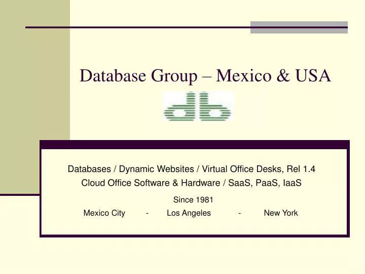 database group mexico usa