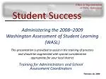 Student Success - slide 1