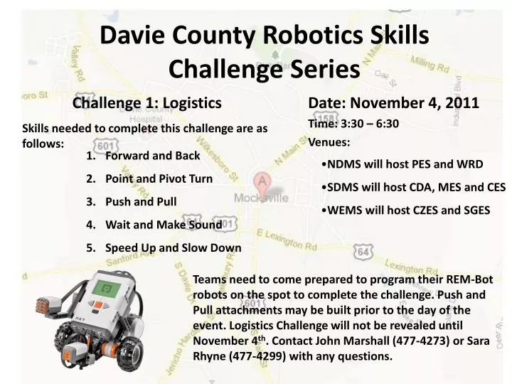 davie county robotics skills challenge series