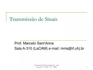 transmiss o de sinais