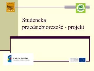 studencka przedsi biorczo projekt