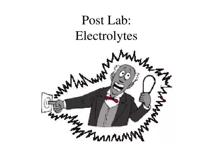 post lab electrolytes