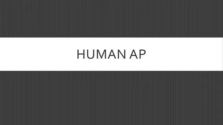 human ap