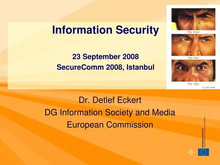 dr detlef eckert dg information society and media european commission