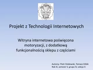 projekt z technologii internetowych