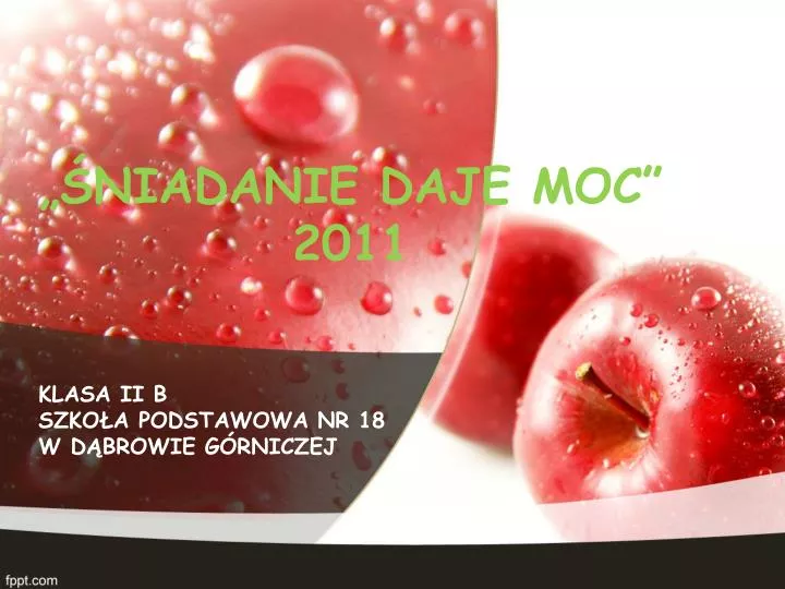 niadanie daje moc 2011