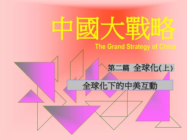 the grand strategy of china