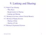 9. Linking and Sharing - slide 1