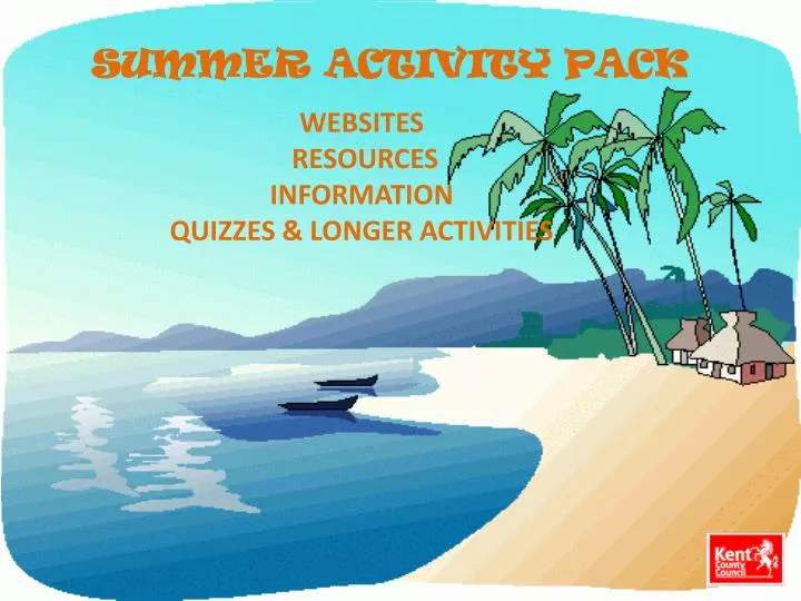 summer activity pack