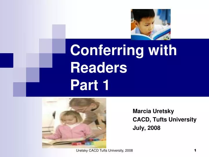 conferring with readers part 1