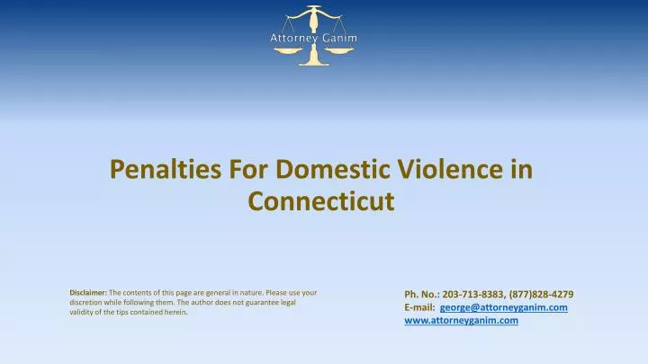 penalties for domestic violence in connecticut