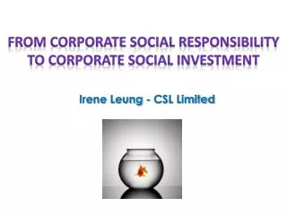 Irene Leung - CSL Limited
