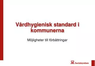 v rdhygienisk standard i kommunerna