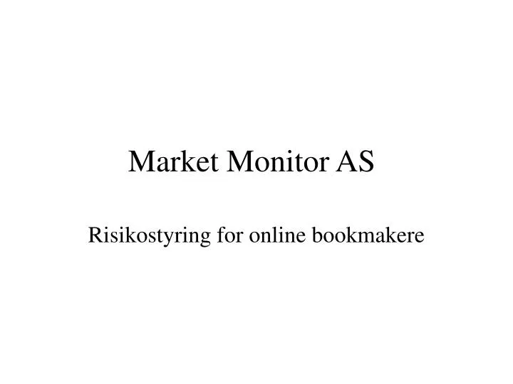market monitor as