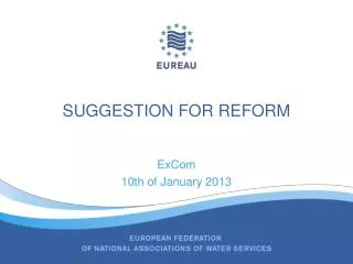 Suggestion for Reform