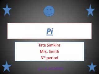 Tate Simkins Mrs. Smith 3 rd period